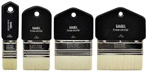 Liquitex Professional Freestyle Large Scale Brush, Paddle 1-inch, Black