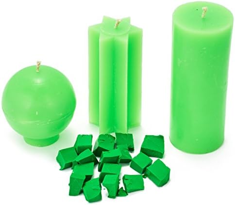Bright Lime Candle Wax Dye 2 oz - Candle Color Dye Blocks