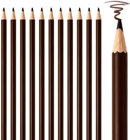 12 PCS Brown Colored Pencils, Pre-sharpened Professional Wooden Art Pencils Set for Artists Painting | Premium Drawing Sketching Supplies