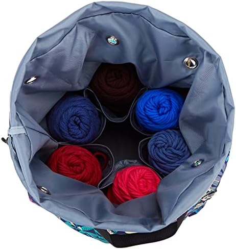 HOMEST Crochet Bag Organizer for Yarn Storage, and Knitting Accessories