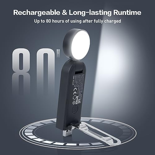 VAVOFO USB Rechargeable Book Light, Bookmark Clip on LED Reading Light