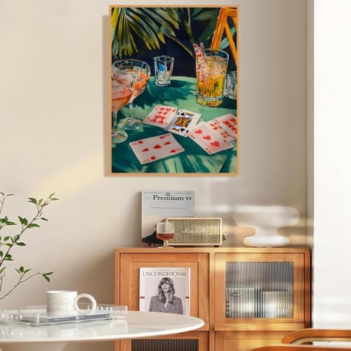 Cute Cocktail Diamond Art Kits for Adults Diamond Painting Kit for Beginner