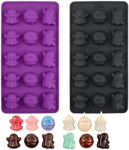 Halloween Silicone Molds, Ghost Silicone Molds (2PCS)