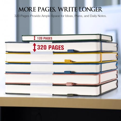 Blank Journal, Hardcover Sketchbook 8.5" x 11", 320 Pages Blank Notebook A4