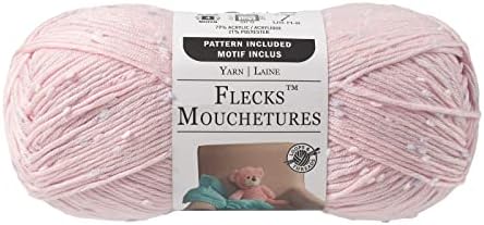 Loops & Threads Flecks Yarn - Yarn for Knitting, Crochet, Weaving, and Arts & Crafts - Assorted, Acrylic Blend, 6.53 oz