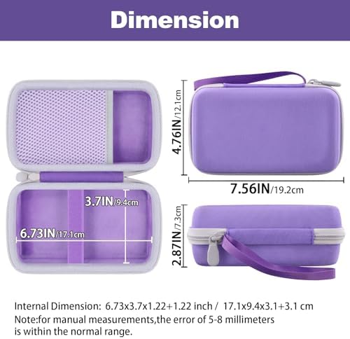 khanka Case for Liene Pearl N200 Pro Portable Photo Printer,Purple