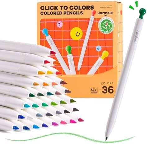 Jar Melo 36 Colors Mechanical Colored Pencils for Kids