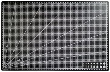 New A3 Double Side Craft Cutting Mat Cutting Board Sewing Pad Artist Carving Tools Handmade Crafts DIY Props (Black)