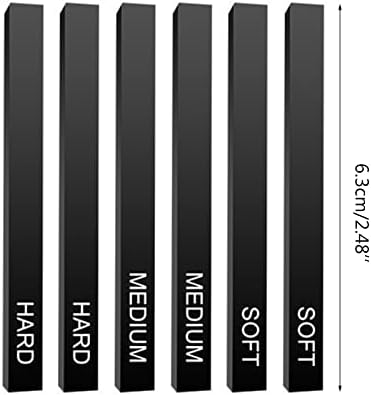 Artists Compressed Charcoal Sticks Square Black Coal Sticks Sketch Art Supplies for Drawing Sketching Shading Tool 6 PCS Artist Charcoal Sticks Black for Drawing Sketching Fine Art Soft