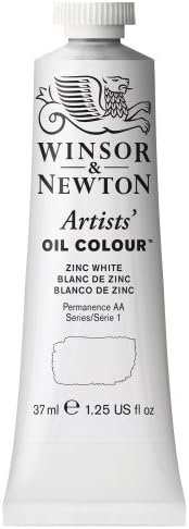 Winsor & Newton Artists' Oil Paint, 37ml Tube, Zinc White