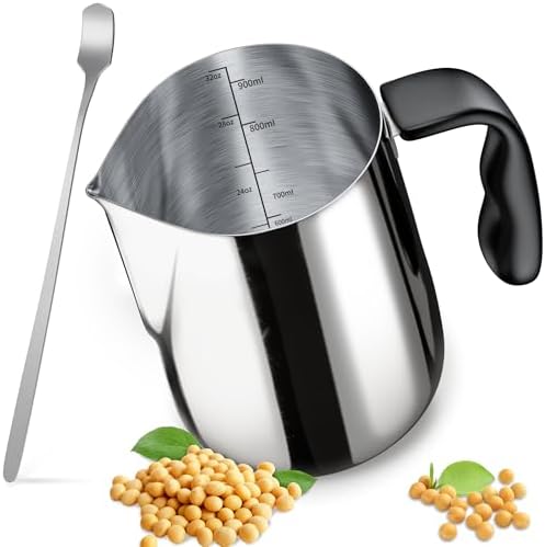 CasaCulina Candle Making Pouring Pot with Stirring Spoon, 32oz