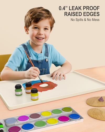 Silicone Art Mat for Crafts, 12" x 19" Waterproof Non-Slip Painting Mat