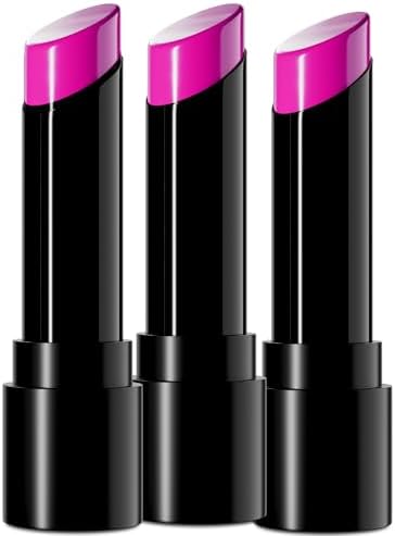 SUNNYVALE 3pcs Pink Eye Black Stick Pack Softball Baseball Football Sport Bulk, Waterproof Hypoallergenic Face Body Paint Cream Foundation Makeup for Skeleton Cosplay Costume