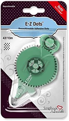 Scrapbook Adhesives By 3L, E-Z Dots Repositionable Refill, 43-Feet