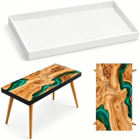 23in Epoxy Resin Mold Large Silicone Molds for Resin Reusable Tray