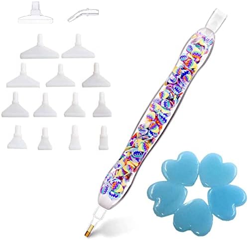 Praise V Do Diamond Painting Pen,Diamond Art Pen, 5D Diamond Painting Pen Kit Tool Accessories Stylus Drill Pen for Diamond Painting Nail Art Cross Stitch Decoration Diamond Art Easter