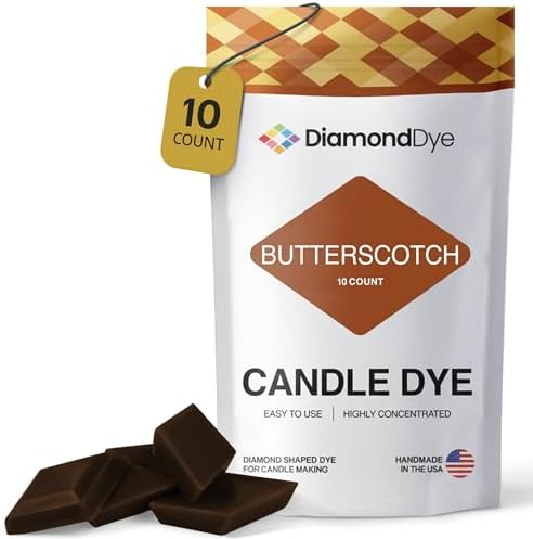 Butterscotch Candle Dye Chips, Soy & Paraffin Candle Making, 10 Pack