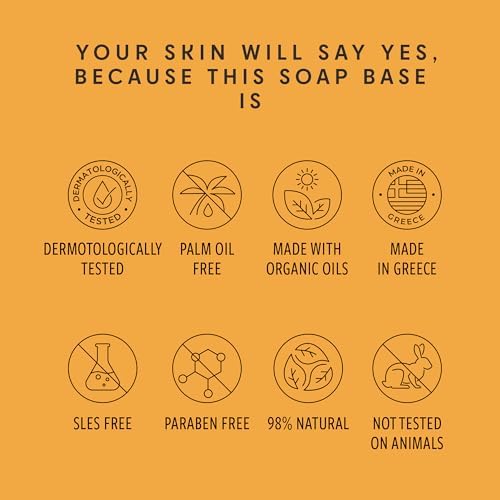 Skin Said Yes Honey Soap Base 5 LBS | Made in Greece