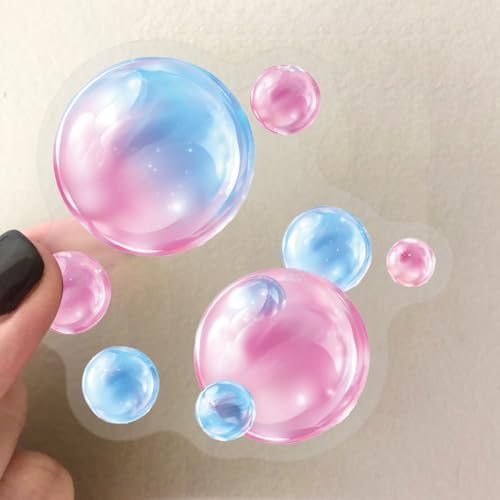50PCS Iridescent Bubble Stickers Pack
