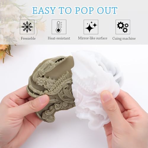 3D Crabs Silicone Mold for Epoxy/UV Resin Casting DIY Craft Art Decors