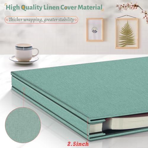 Artfeel Photo Album Self Adhesive Scrapbook,120 Pages Large Photo Book for 4x6,5x7,8x10 Pictures,DIY Album for Baby Wedding Family Travel Birthday,with Metallic Pen and Scraper
