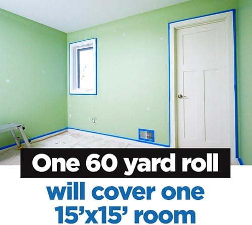 ScotchBlue Original Painter's Tape 2090-24VR4-A, 0.94 in x 60 yd (24mm x 54.8m), 4 Rolls/Pack (Pack of 2)