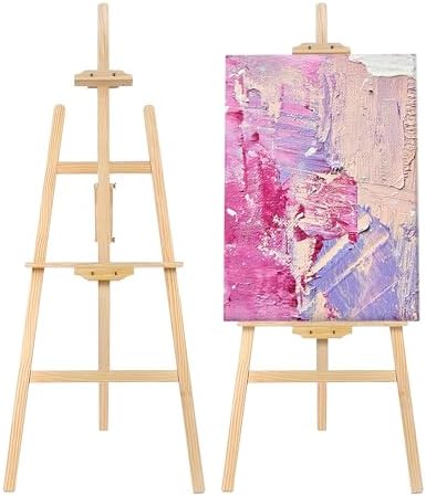 Adjustable Wooden Painting Easel, Art Easel Stand
