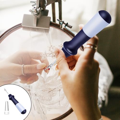 Needle and Thread Seam Ripper, Rippers for Sewing and Thread,Remover Stitch Tool for Hand Sewing, Knitting, Cross Stitching, Embroidery and Thread Removal (Blue)