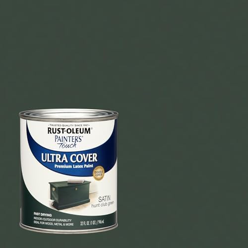 Rust-Oleum Painter's Touch Latex Brush-On Paint, Satin Hunt Club Green