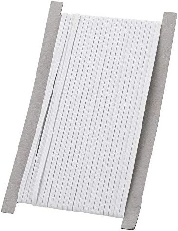 Airisoer Elastic Bands for Sewing 1/8 Inch x 12 Yards, White