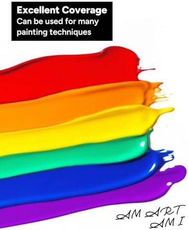 JusArt Acrylic Paint Metallic Silver Tubes 250ml (8.45 oz)