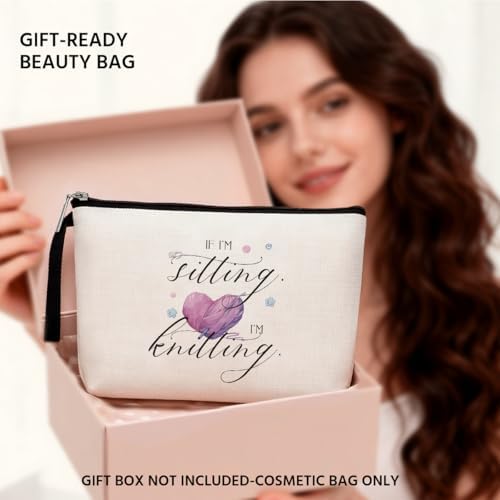 Knitting Bag, Funny Gifts for Crocheting Gifts Christmas Birthday Gifts