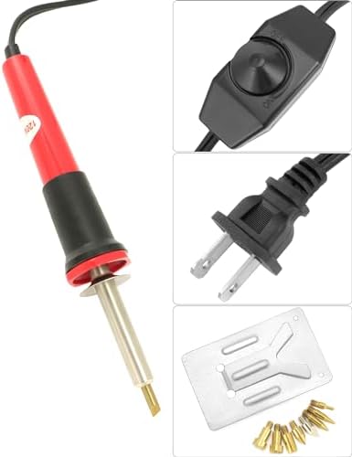 QWORK Creative Woodburning Tool with Variable Temperature Control, 9 Points Included, Comfort Grip, Stand, Professional Woodburning Kit for Crafts and Art Projects