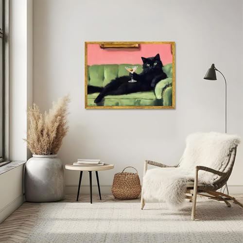 EIBEILI Cat Diamond Art Kits for Adults-Diamond Painting Kits Wall Decor