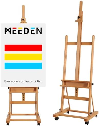 MEEDEN Adjustable H Frame Art Easel: Easel Stand for Painting and Display