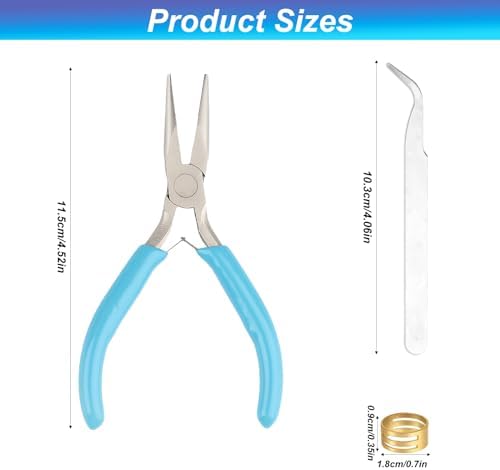Needle Nose Pliers, 1 Pack Mini Pliers for Jewelry Making