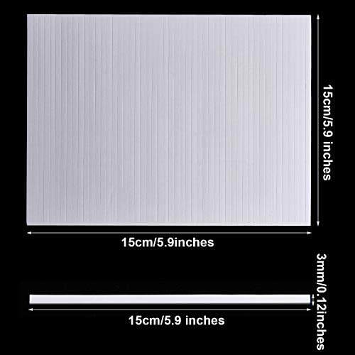 Outus 1000 Pcs Foam Strips 5.91'' x 0.12'' Double Sided Adhesive Foam Tape
