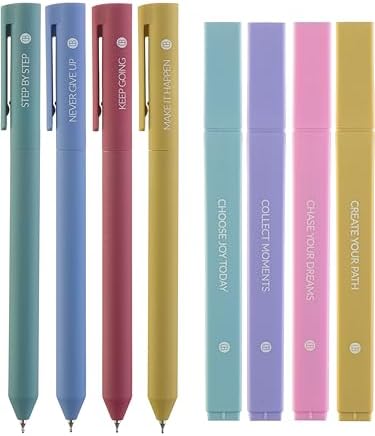 DIVERSEBEE Aesthetic Highlighters and Gel Pens, No Bleed (Create)
