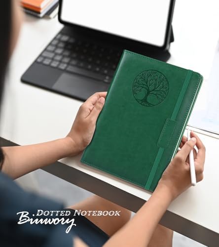 Biuwory A5 Hardcover Blank Journal Notebook, Leather Sketchbook for Drawing | 140 Unlined Pages Vintage Notebook, 5.7"×8.3" Travel Diary for Work, School, Art Journal, Daily Writing for Women & Men