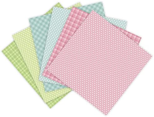 24 Sheets 6"x6" Pink Spring Scrapbook Paper - Single-Sided Pattern Decorative Paper | Scrapbook Supplies & Card Making Supplies for DIY Album, Hand Account & Travel Diary Craft Projects