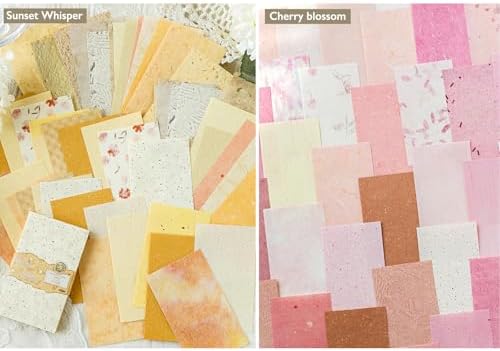 300 Pcs Scrapbook Paper Kit, Small Colorful Textured Scrapbooking Supplies