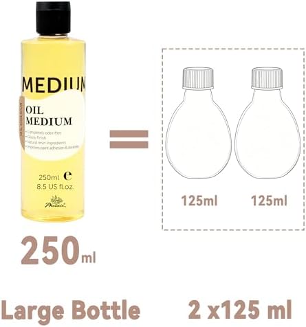 PHOENIX Refined Linseed Oil - 8.5 Fl Oz. / 250ml Bottle