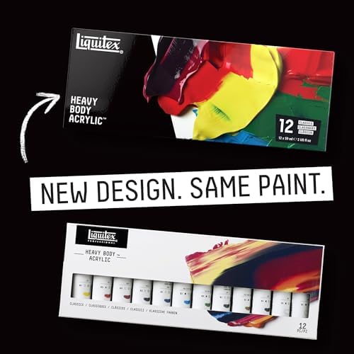 Liquitex Heavy Body Acrylic Paint Set, Classic 12 x 59ml (2-oz) Set