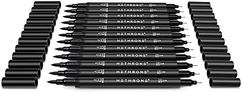 Hethrone Black Coloring Markers (Pack of 12)