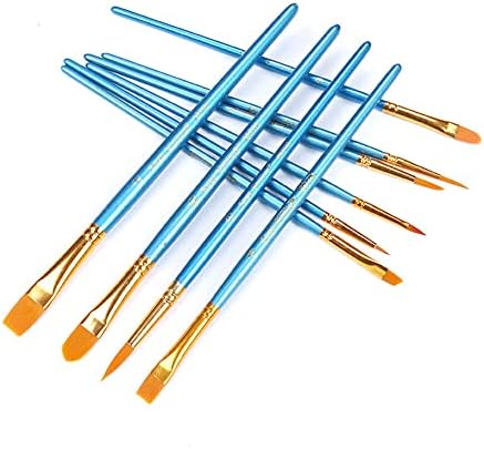 Multifunctional Watercolor Pen Nylon Painting Brushes Wooden Blue 1 Set Deft