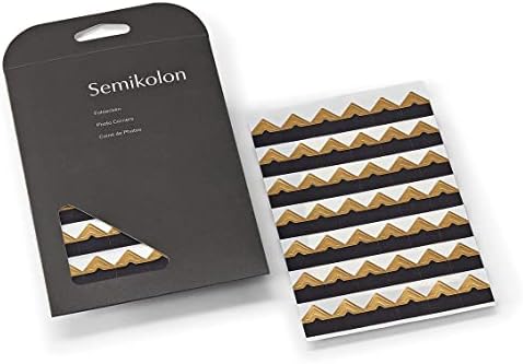 Semikolon - Self-Adhesive Photo Corners for Albums, 252 Pieces, Gold