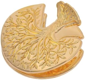 Vintage Plant Metal Bookmark Clips - Tree of Life/Tulip/Ginkgo Leaf Journal Clips, Traveler's Notebook Accessories, an Ideal Gift for Book Lovers and journaling Enthusiasts (Tree of Life Style B)