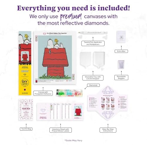 DIAMOND ART CLUB Happiness is in the Little Things Diamond Art Kits