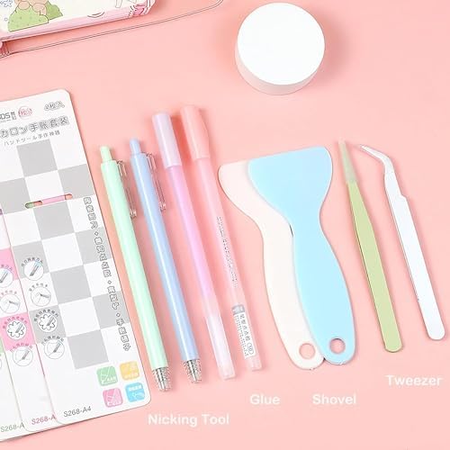 Doraking Scrapbooking Tools with Glue Tweezer Shovel Cutter Pen for Crafting, Scrapbooking, Card Making, Paper Crafts