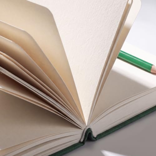 Sketch Book 5 x 5Inch, 80 Sheets Small Sketchbook, Christmas Green